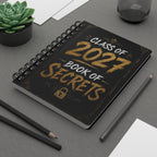Class of 2027 Book of Secrets Spiral Journal