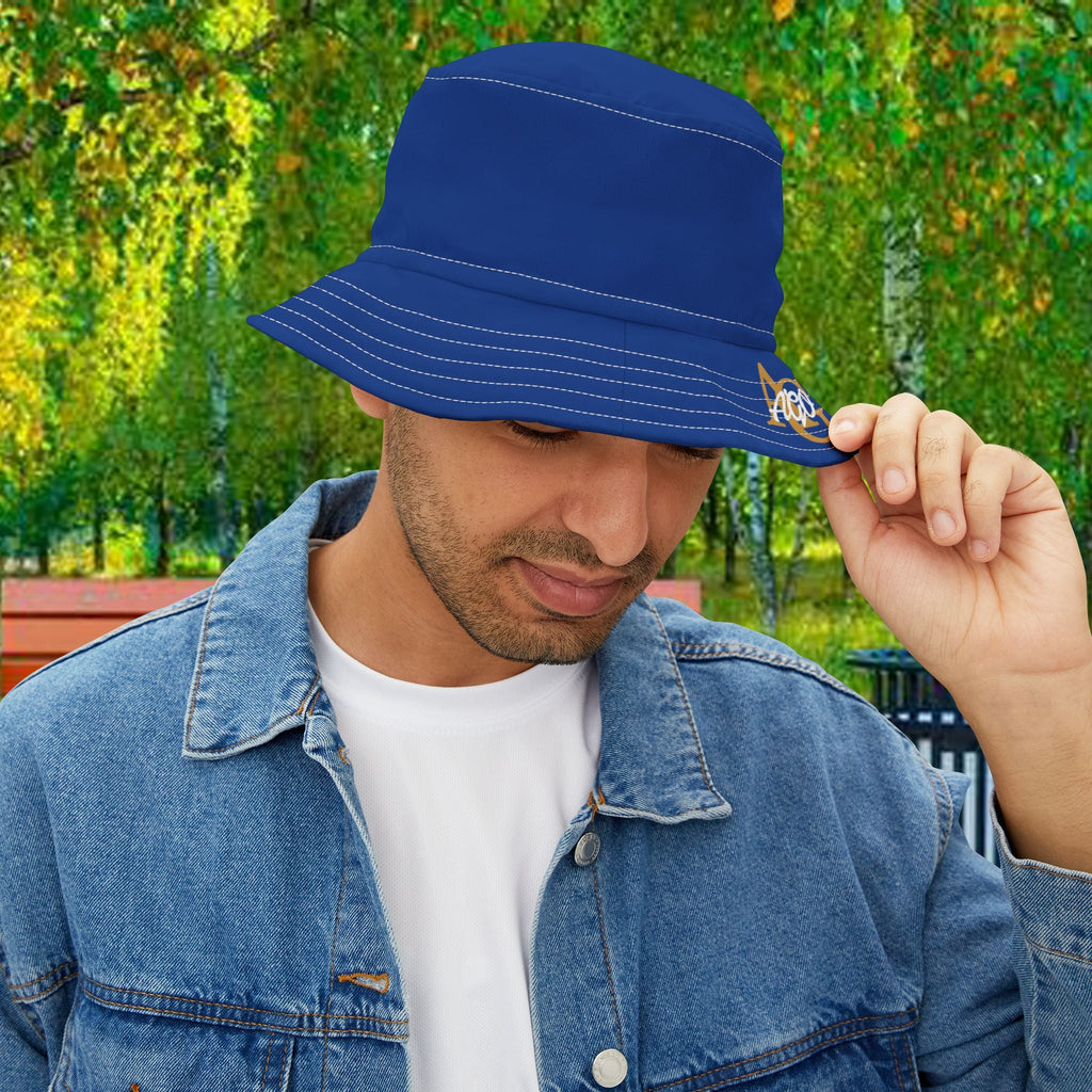 AGO Blue Bucket Hat — Casual Sun Hat - 314 Originals