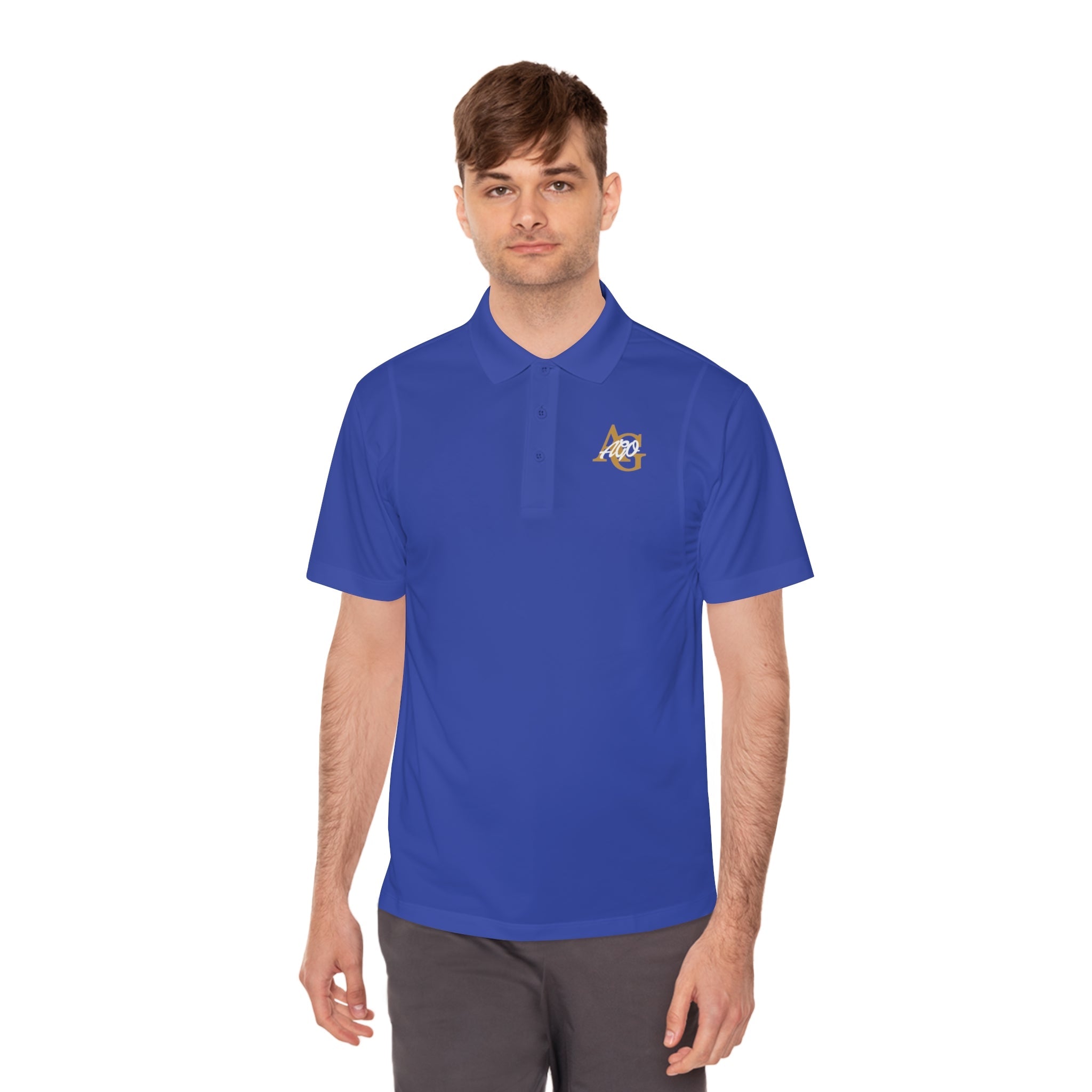 AGO Men's Sport Polo Shirt — Embroidered Logo Performance Golf Polo - 314 Originals