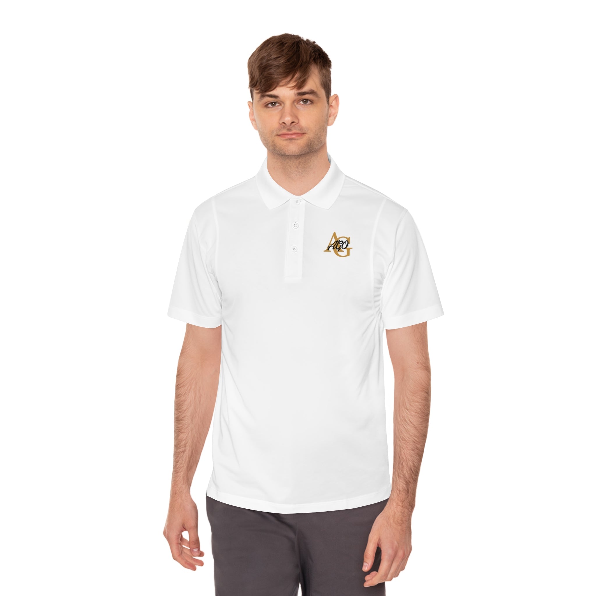 AGO Men's Sport Polo Shirt — Embroidered Logo Performance Golf Polo - 314 Originals