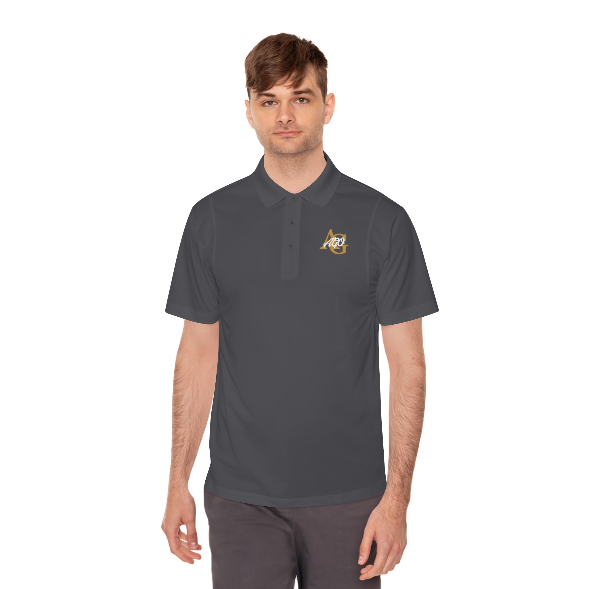 AGO Men's Sport Polo Shirt — Embroidered Logo Performance Golf Polo - 314 Originals