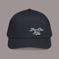 All Black Mid Profile Baseball Cap — Casual Vintage Script Hat - 314 Originals