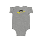 Baby Bodysuit – "Caution Cuteness Overload" Infant Onesie (314 Originals Back Logo) - 314 Originals