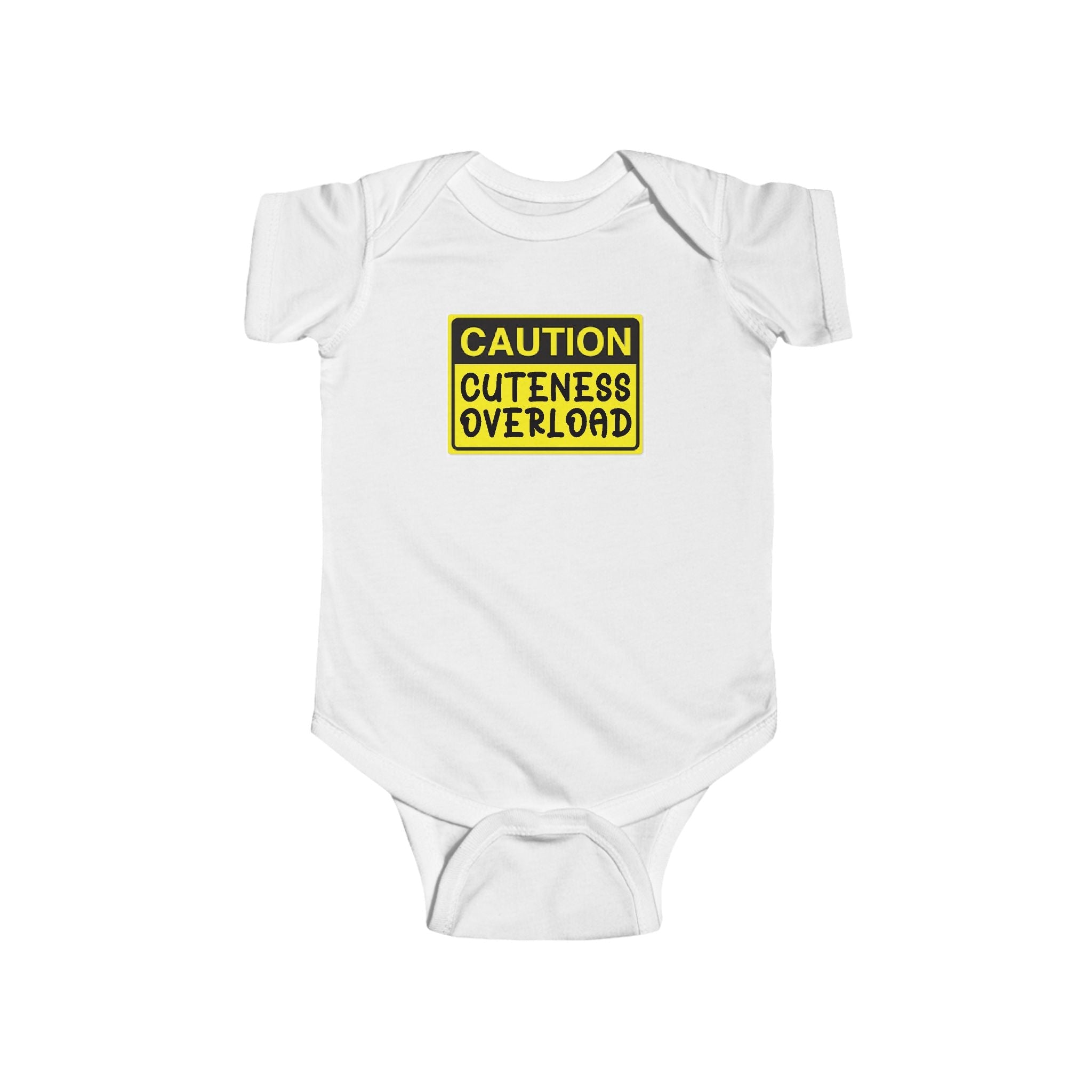 Baby Bodysuit – "Caution Cuteness Overload" Infant Onesie (314 Originals Back Logo) - 314 Originals