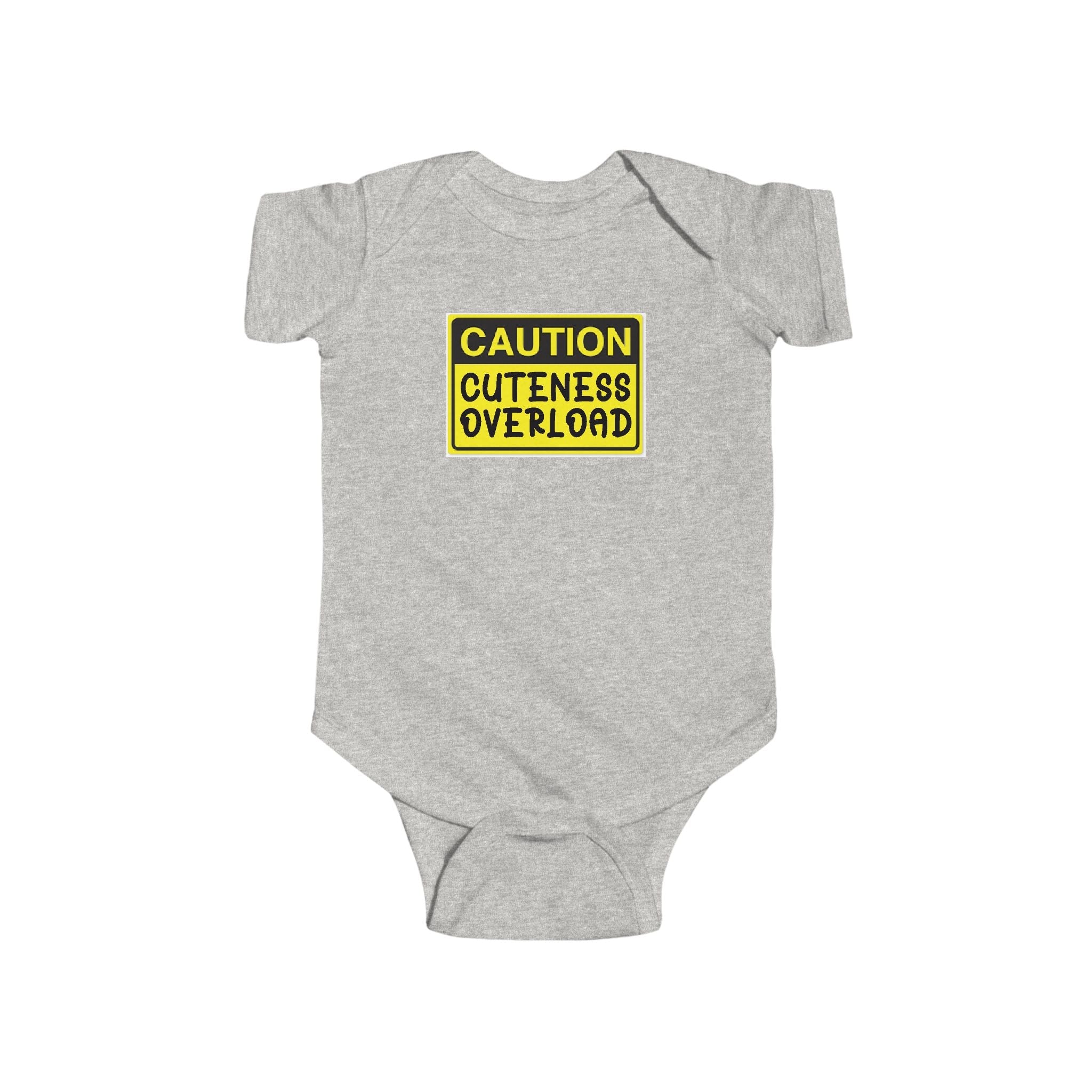 Baby Bodysuit – "Caution Cuteness Overload" Infant Onesie (314 Originals Back Logo) - 314 Originals