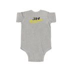 Baby Bodysuit – "Caution Cuteness Overload" Infant Onesie (314 Originals Back Logo) - 314 Originals