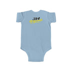 Baby Bodysuit – "Caution Cuteness Overload" Infant Onesie (314 Originals Back Logo) - 314 Originals