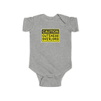 Baby Bodysuit – "Caution Cuteness Overload" Infant Onesie (314 Originals Back Logo) - 314 Originals
