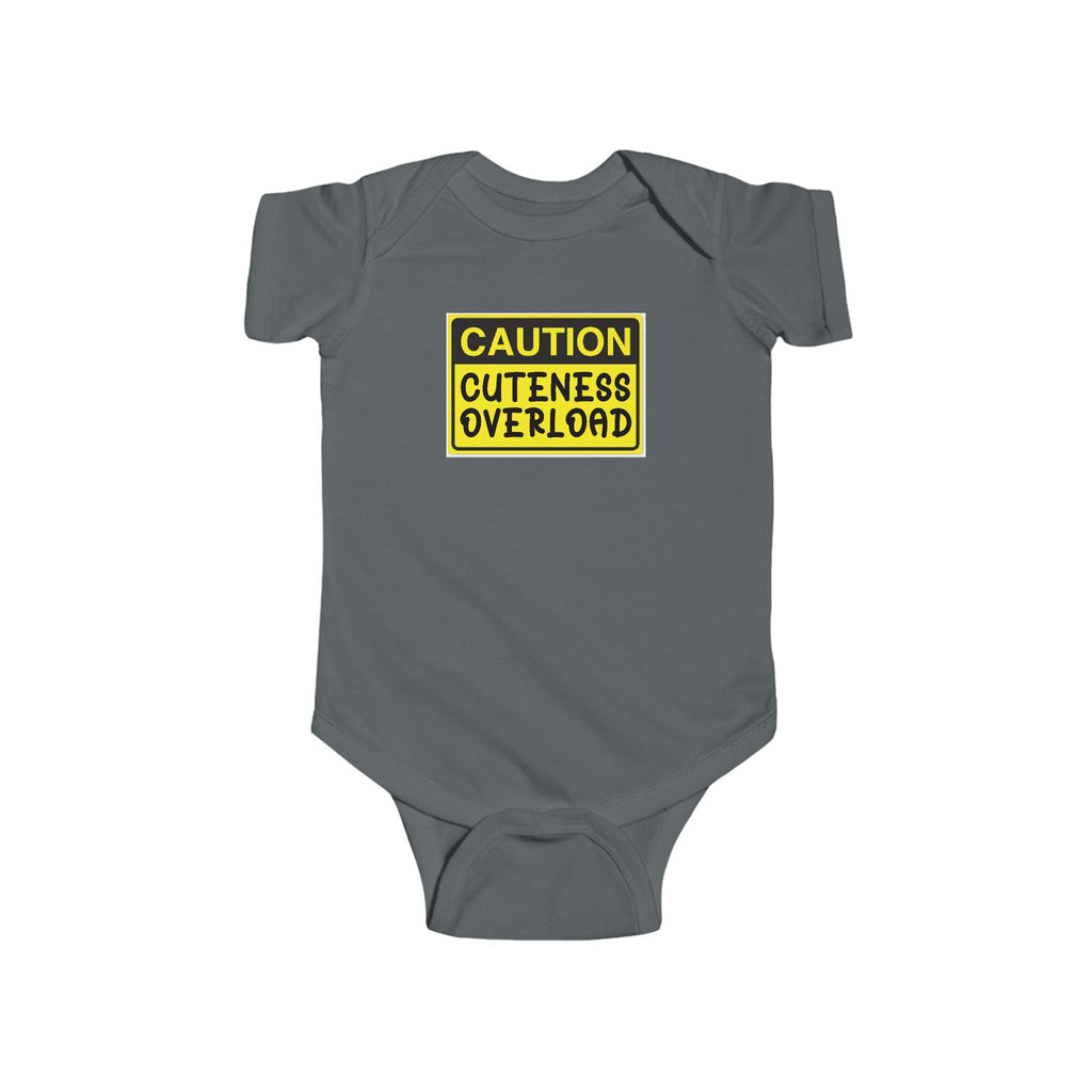 Baby Bodysuit – "Caution Cuteness Overload" Infant Onesie (314 Originals Back Logo) - 314 Originals