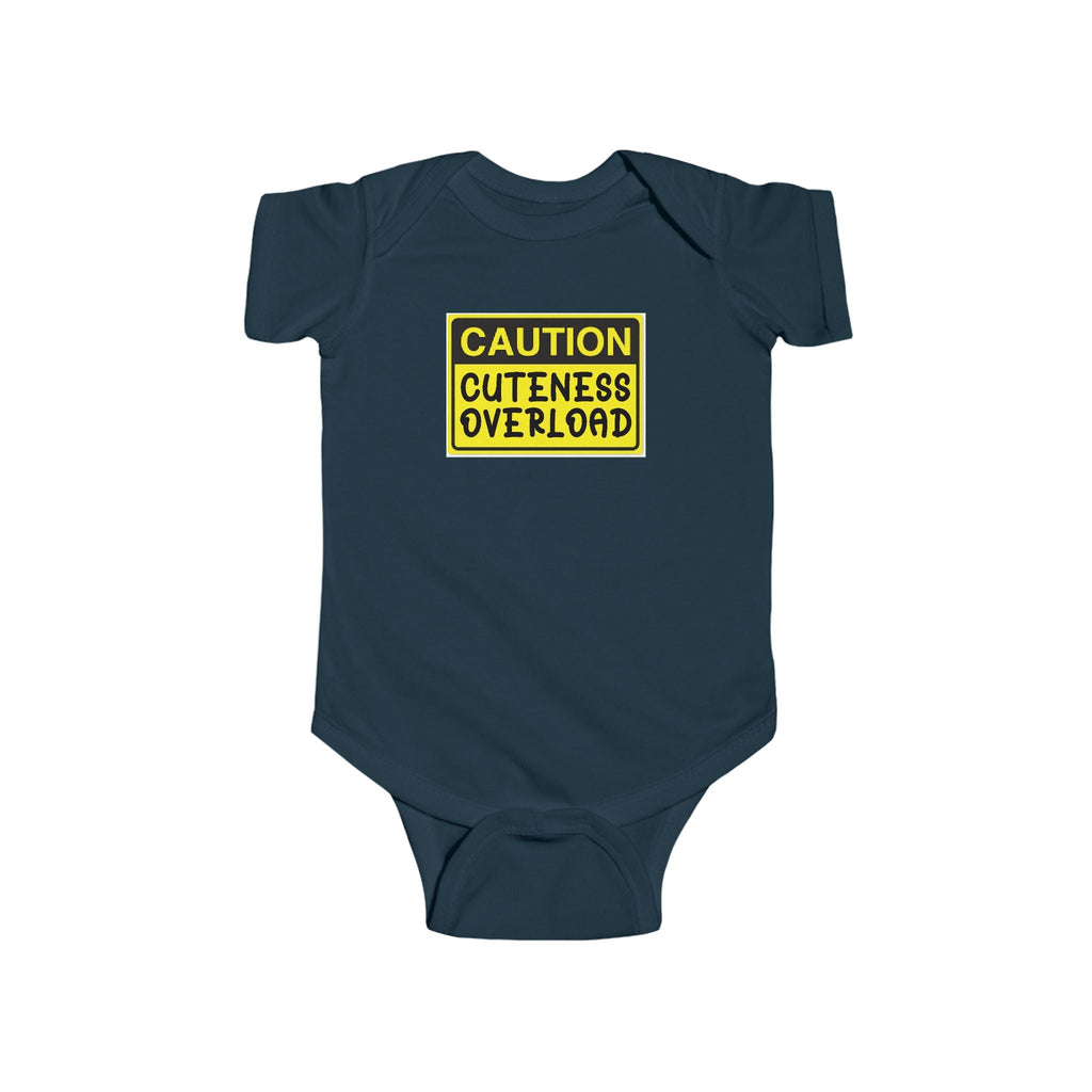 Baby Bodysuit – "Caution Cuteness Overload" Infant Onesie (314 Originals Back Logo) - 314 Originals