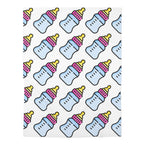 Baby Bottle Swaddle Blanket - Newborn Wrap - 314 Originals