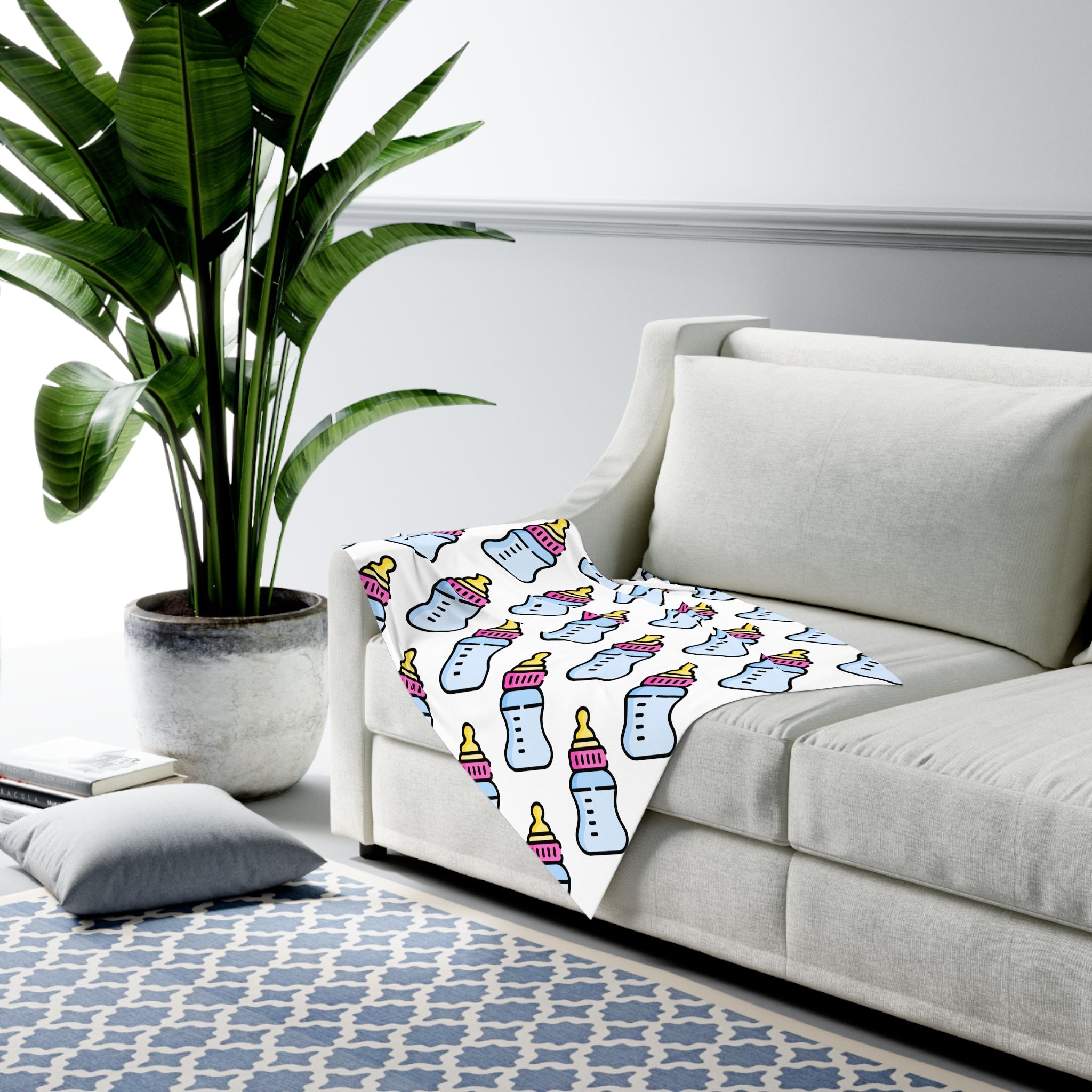 Baby Bottle Swaddle Blanket - Newborn Wrap - 314 Originals