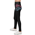 Baby Girl Pastel Script Kids' Printed Leggings - 314 Originals