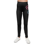 Baby Girl Pastel Script Kids' Printed Leggings - 314 Originals
