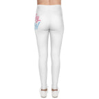 Baby Girl Pastel Script Printed Leggings - 314 Originals