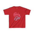 "Baby Girl" Pastel Script Shirt - 314 Originals