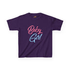 "Baby Girl" Pastel Script Shirt - 314 Originals