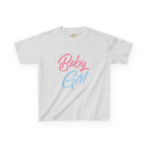 "Baby Girl" Pastel Script Shirt - 314 Originals