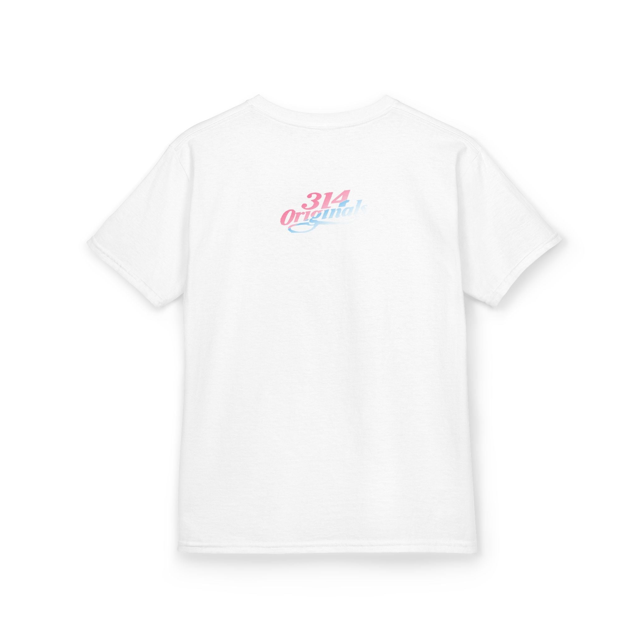 "Baby Girl" Pastel Script Shirt - 314 Originals