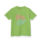 "Baby Girl" Pastel Script Shirt - 314 Originals