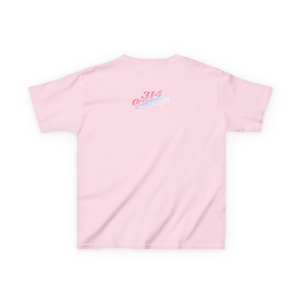 "Baby Girl" Pastel Script Shirt - 314 Originals