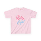 "Baby Girl" Pastel Script Shirt - 314 Originals