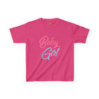 "Baby Girl" Pastel Script Shirt - 314 Originals