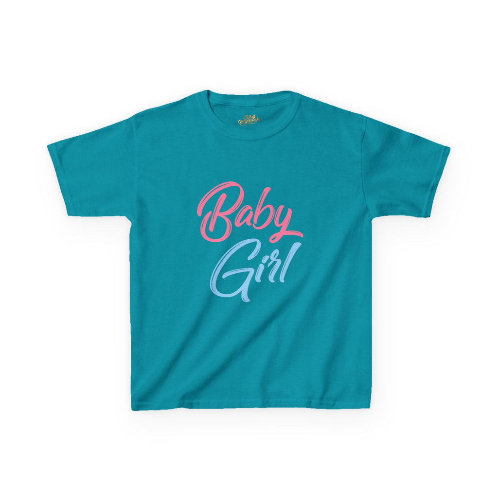 "Baby Girl" Pastel Script Shirt - 314 Originals