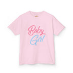 "Baby Girl" Pastel Script Shirt - 314 Originals