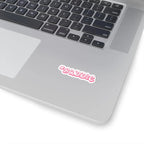BADDIE Pink Script Kiss-Cut Sticker — Trendy Laptop & Water Bottle Decal - 314 Originals