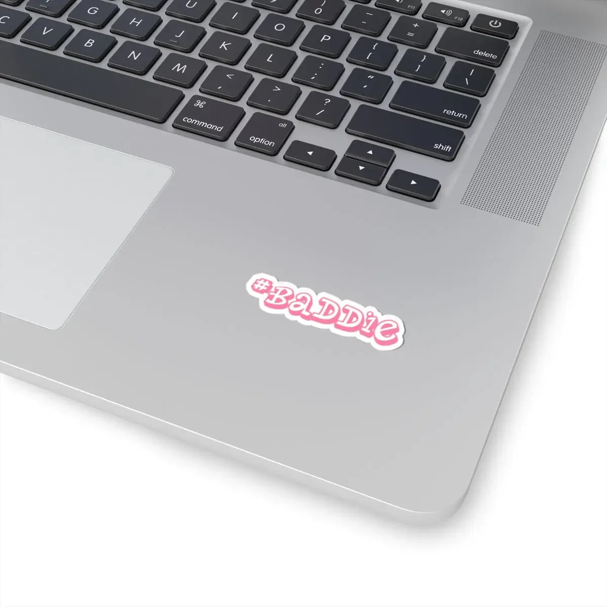 BADDIE Pink Script Kiss-Cut Sticker — Trendy Laptop & Water Bottle Decal - 314 Originals