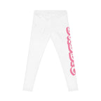 Baddie Pink Script Leggings — Women's Casual Graphic Leggings - 314 Originals