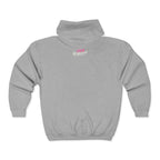 Baddie Pink Script Zip Hoodie — Trendy Streetwear Graphic Hoodie - 314 Originals