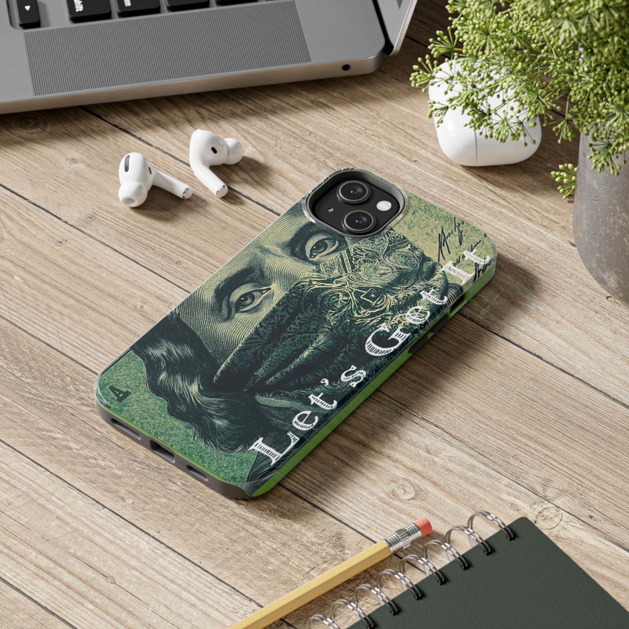 Ben Franklin "Let's Get It" Bandana Design Tough Phone Case - 314 Originals