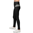 Black 314 Script Kids' Printed Leggings - 314 Originals