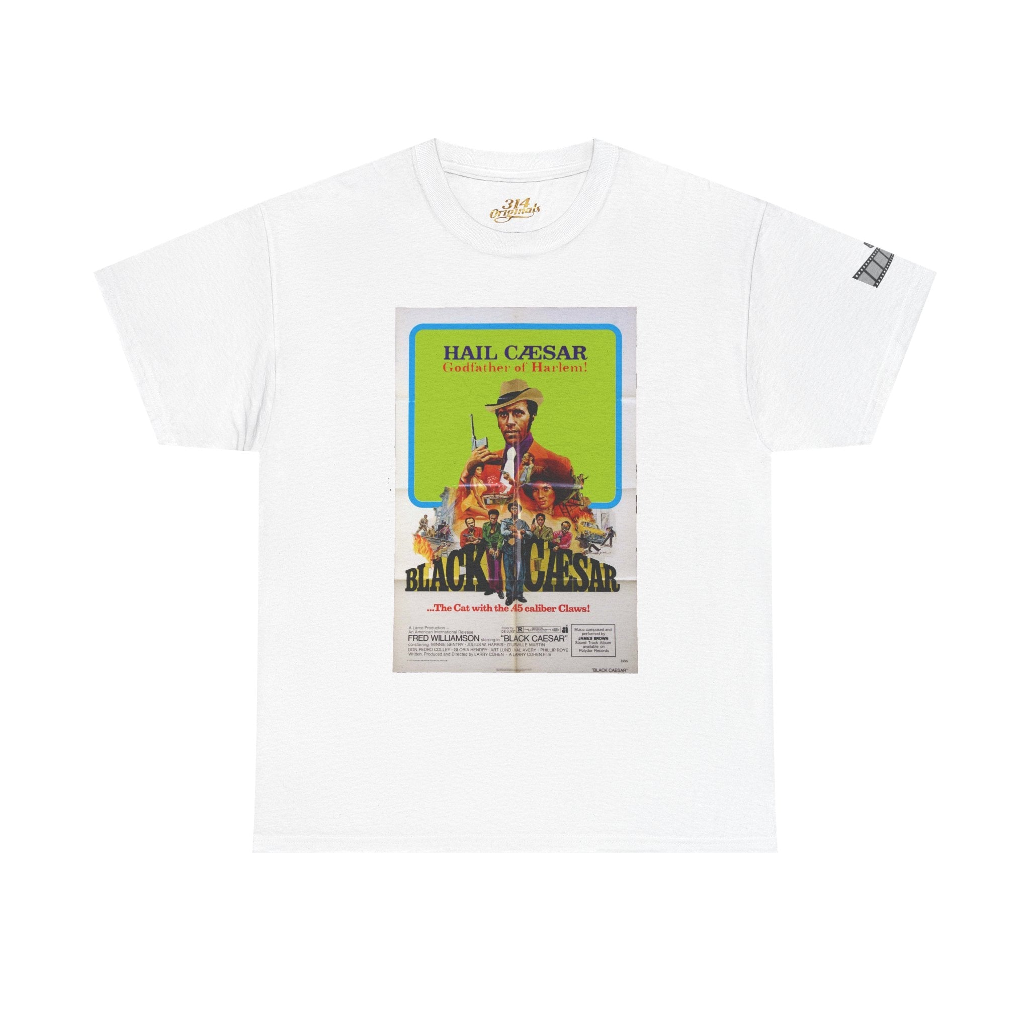 Black Caesar Movie Poster T-Shirt — Hail Caesar Retro Film Tee - 314 Originals