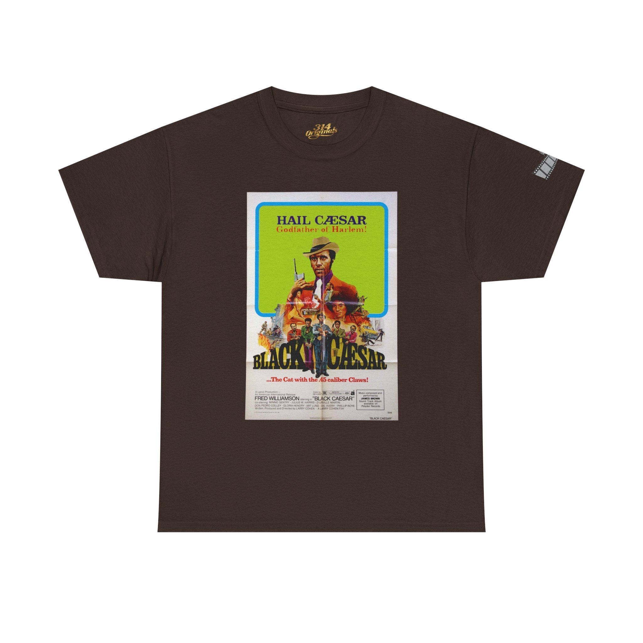 Black Caesar Movie Poster T-Shirt — Hail Caesar Retro Film Tee - 314 Originals
