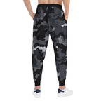 Black Camo 314 Originals Athletic Joggers – Retro Script Logo Sweatpants - 314 Originals