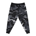 Black Camo 314 Originals Athletic Joggers – Retro Script Logo Sweatpants - 314 Originals