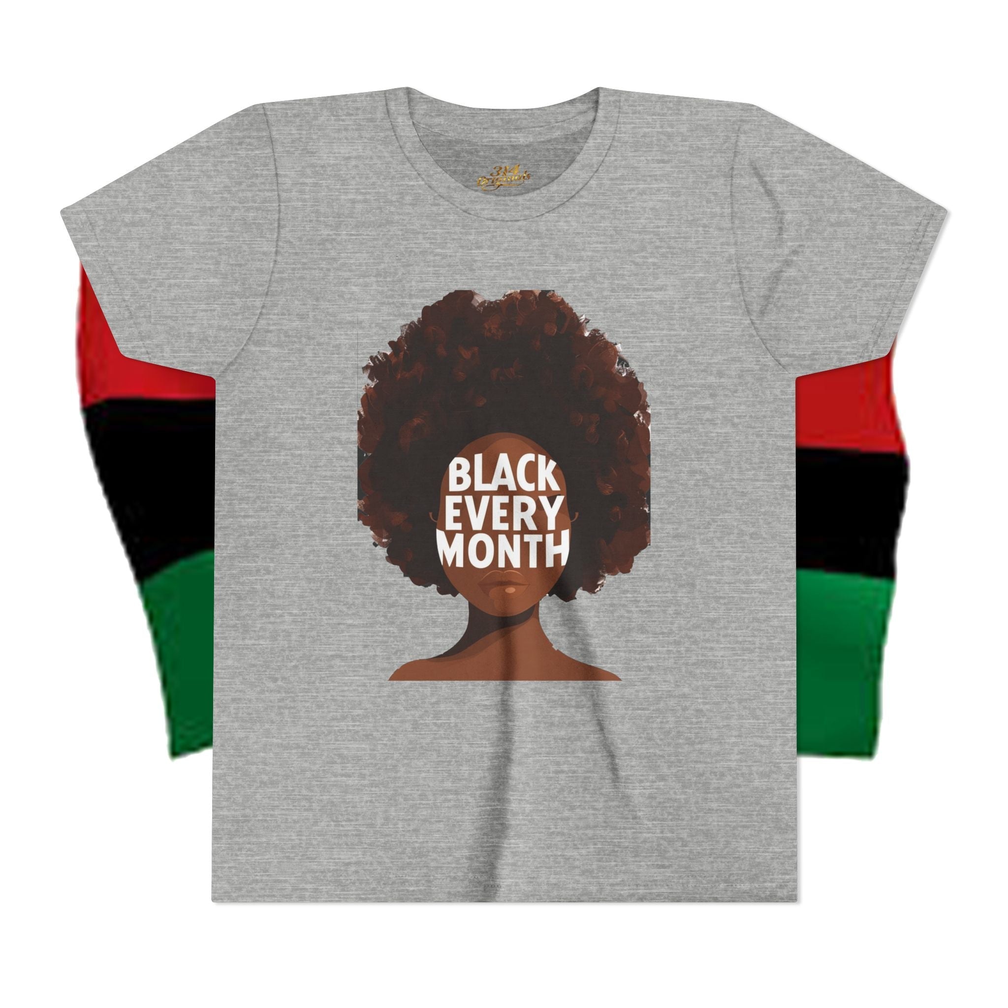 Black Every Month Youth Tee — Afro Pride Kids T-Shirt - 314 Originals