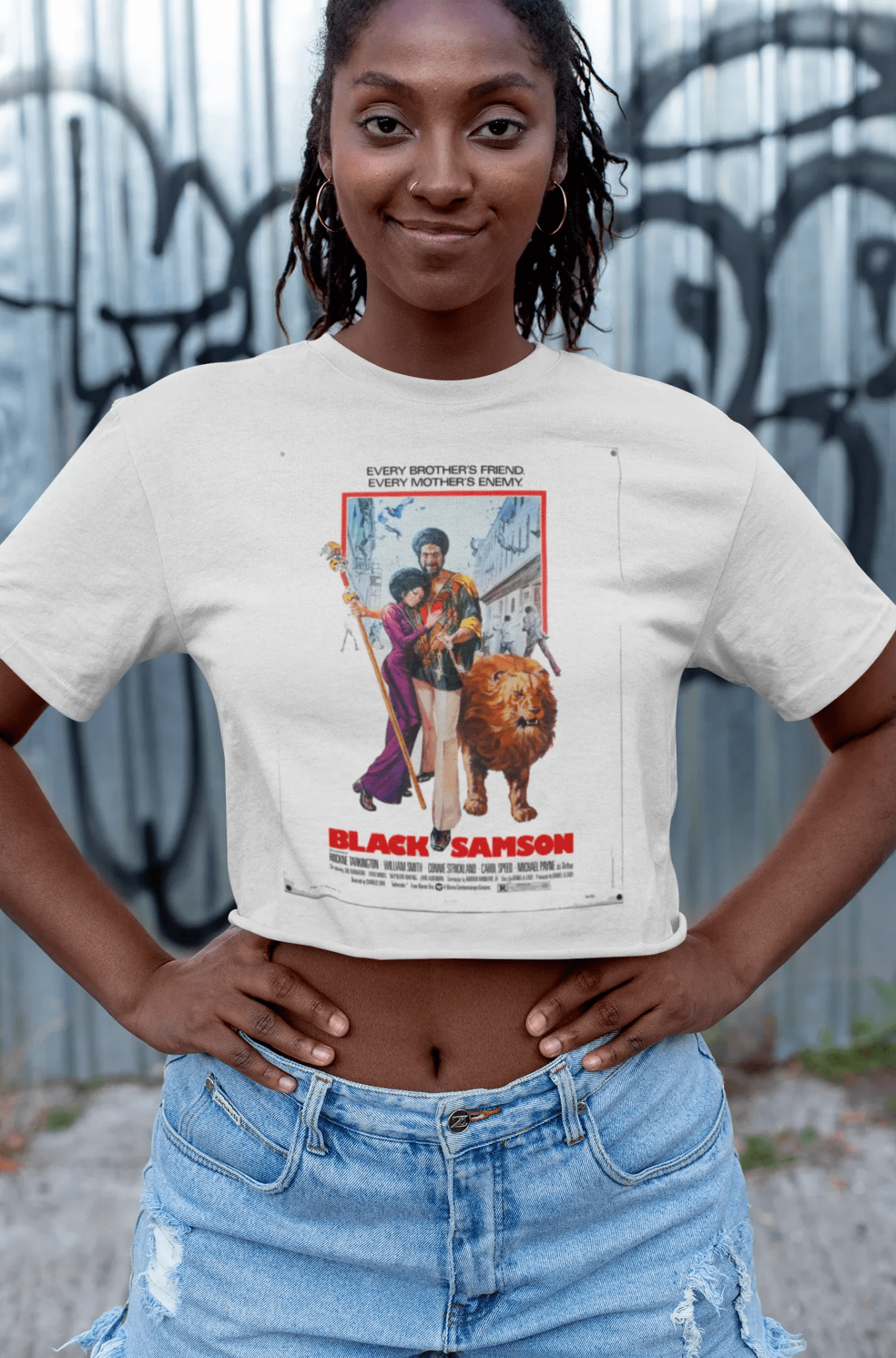 Black Samson Graphic Tee — Vintage Movie Poster T-Shirt - 314 Originals