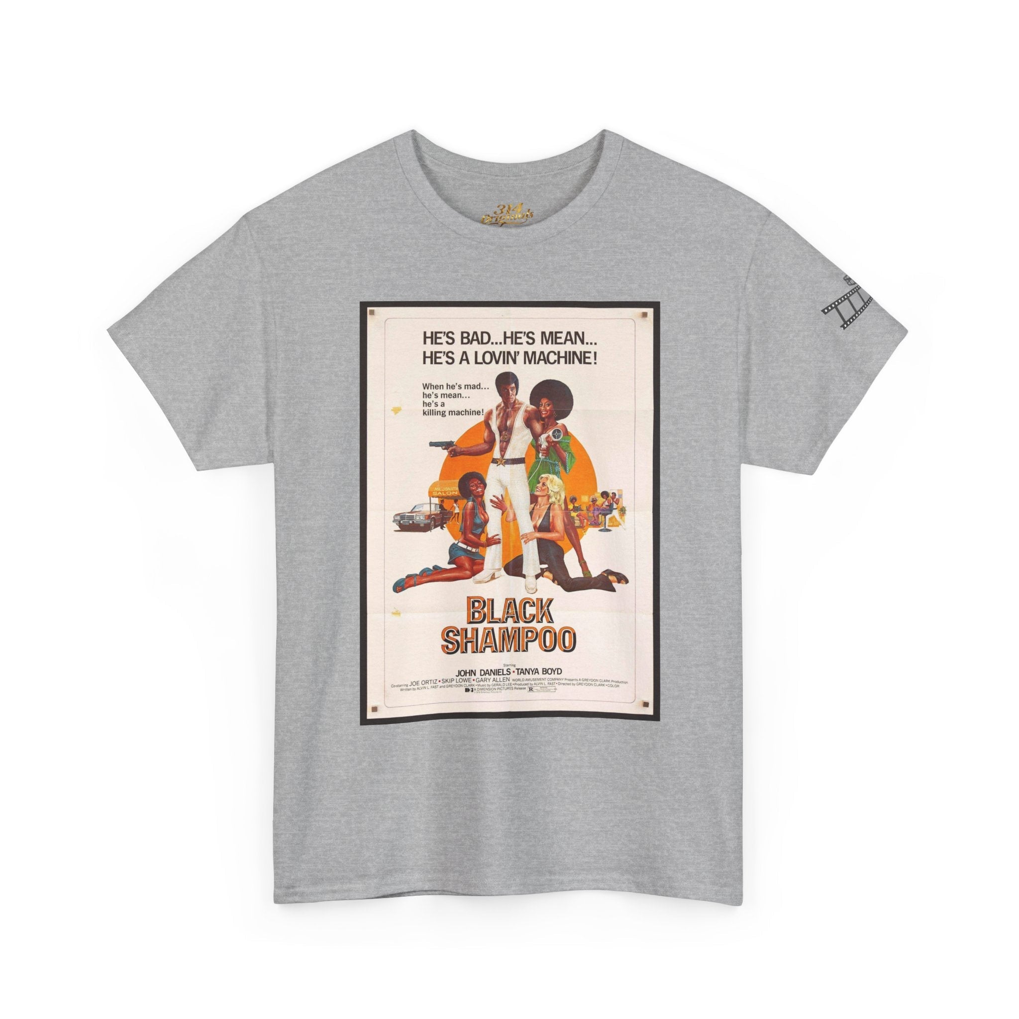 Black Shampoo Retro Poster Tee — Vintage Movie Graphic T-Shirt - 314 Originals