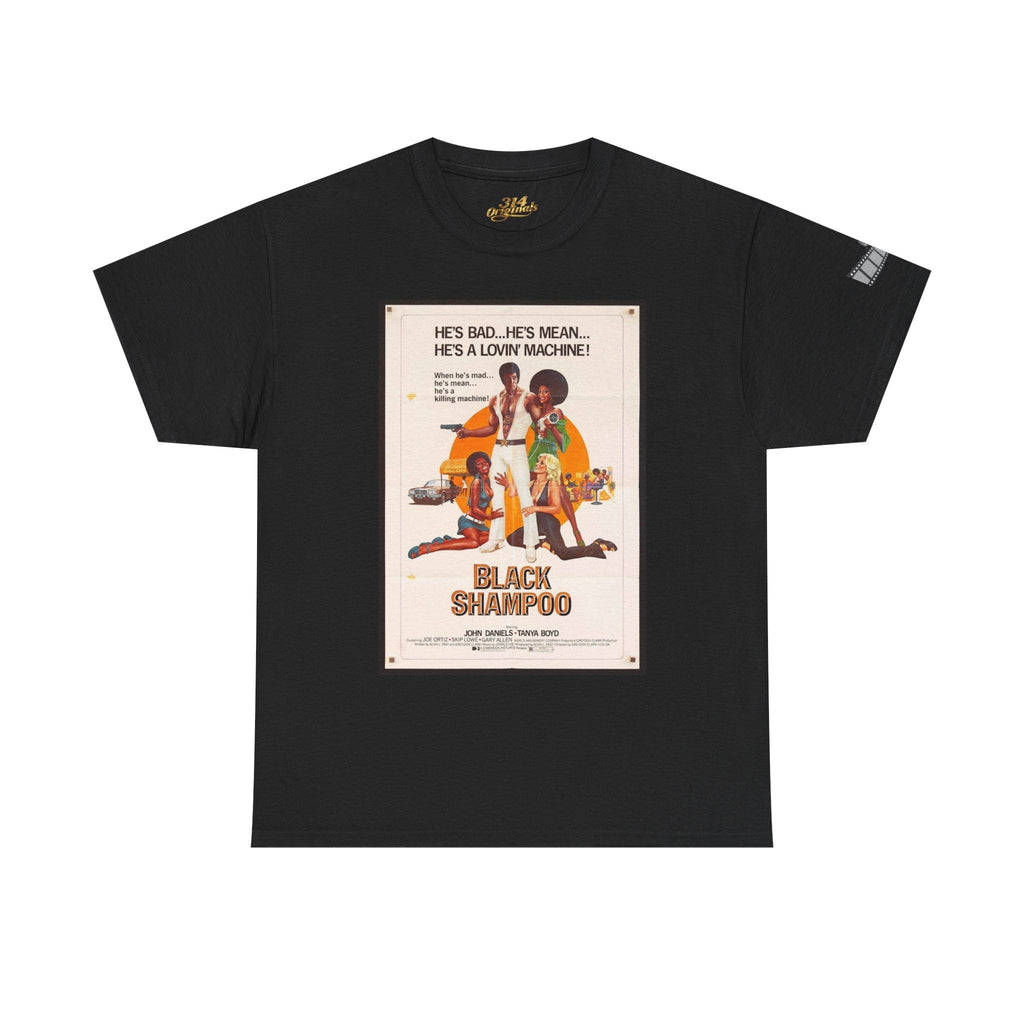 Black Shampoo Retro Poster Tee — Vintage Movie Graphic T-Shirt - 314 Originals