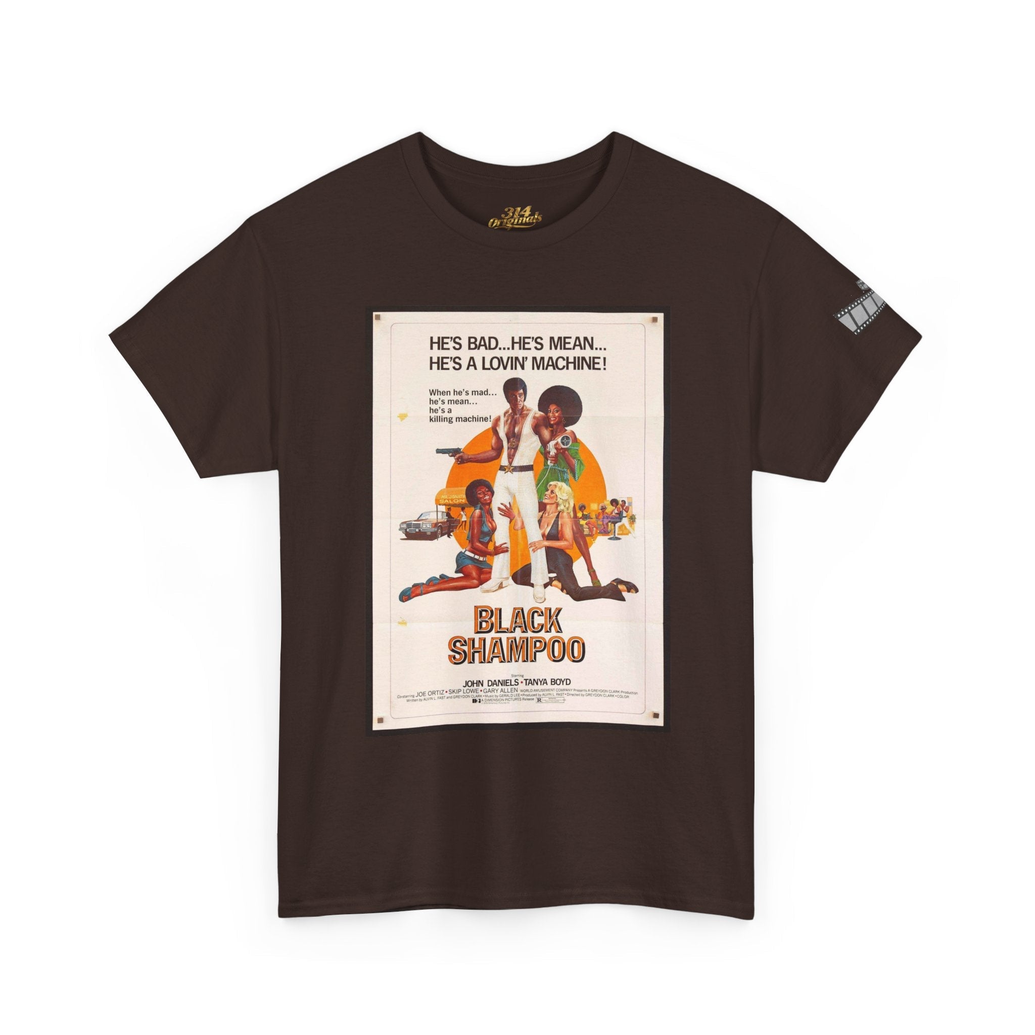 Black Shampoo Retro Poster Tee — Vintage Movie Graphic T-Shirt - 314 Originals