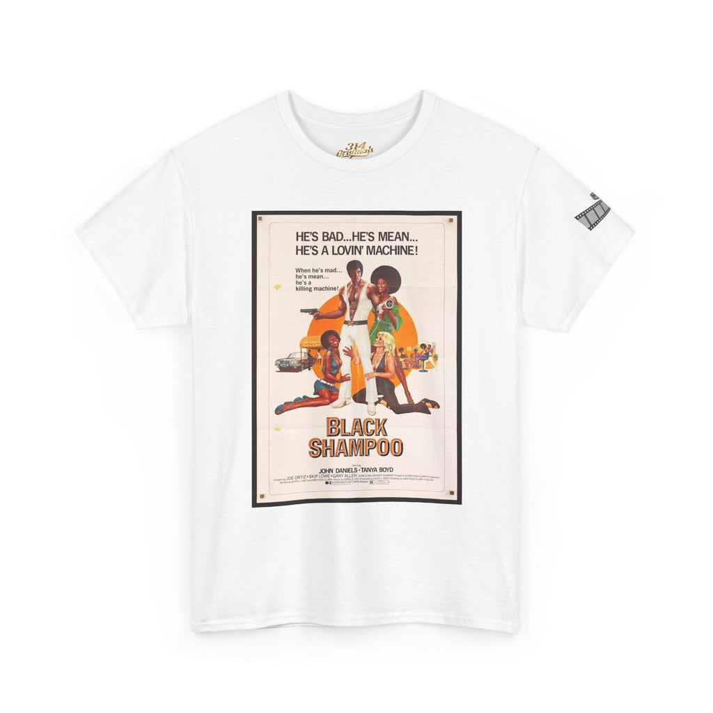 Black Shampoo Retro Poster Tee — Vintage Movie Graphic T-Shirt - 314 Originals