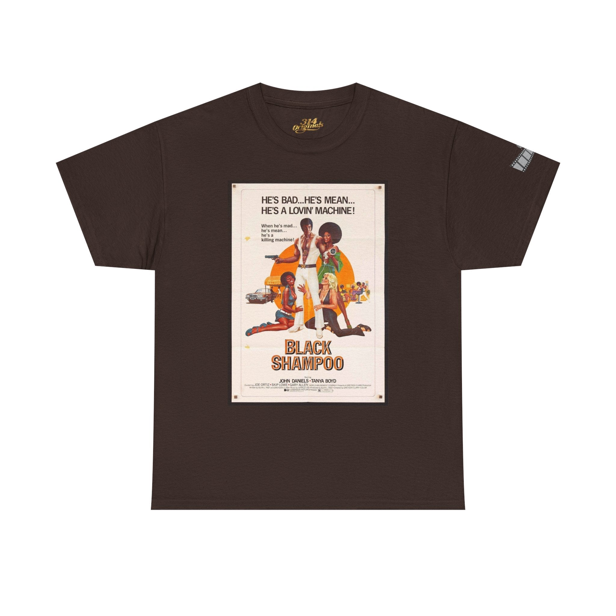 Black Shampoo Retro Poster Tee — Vintage Movie Graphic T-Shirt - 314 Originals