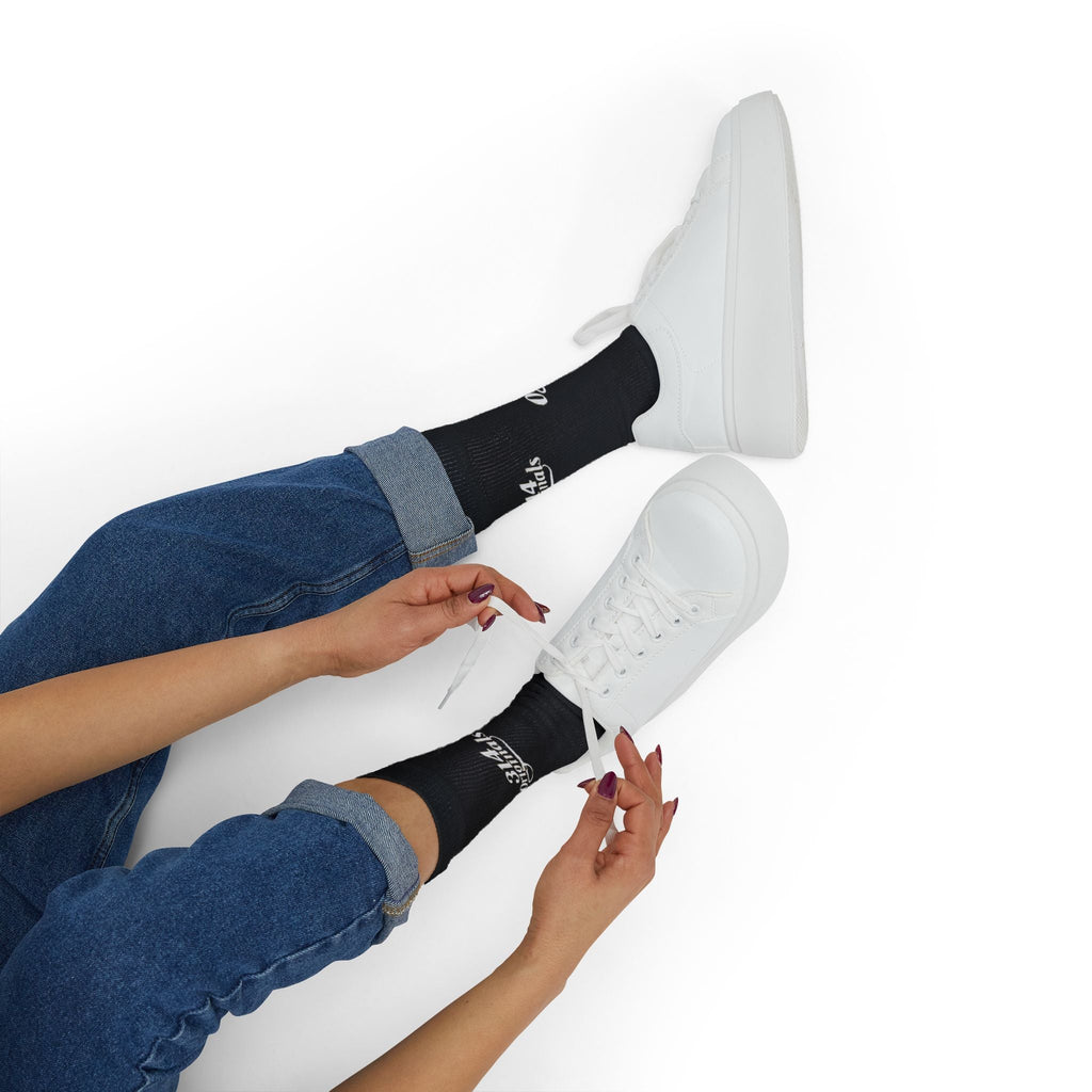 Black Sublimation Socks with '314 Originals' Script — Athletic Crew Socks - 314 Originals