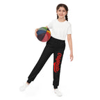 Black Youth Joggers — Red "Originals" Script Side Graphic - 314 Originals