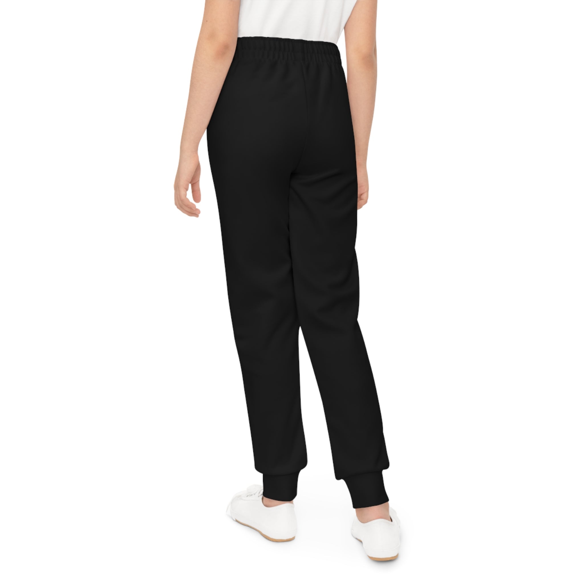 Black Youth Joggers — Red "Originals" Script Side Graphic - 314 Originals