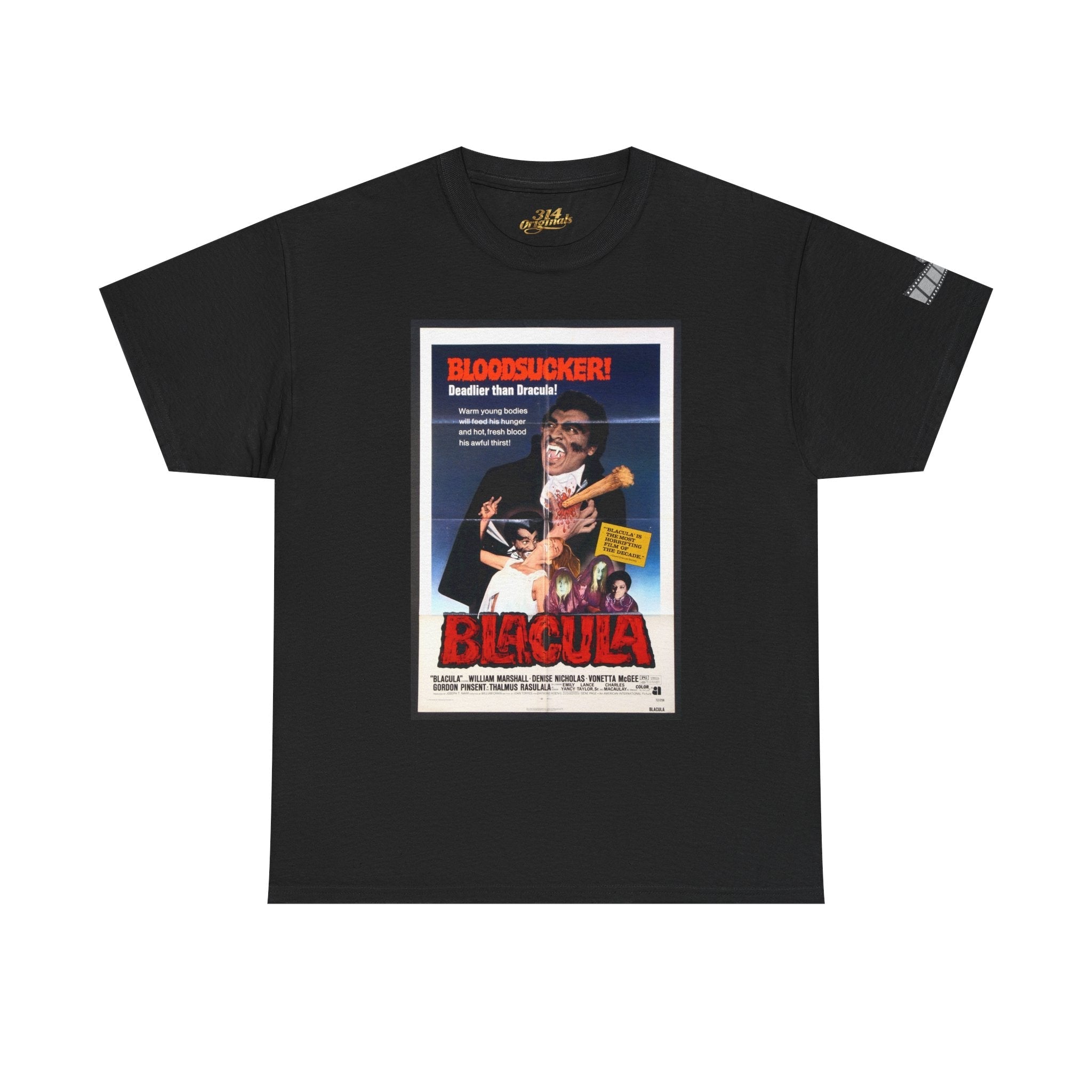 Blacula Movie Poster Tee — Vintage 'BLOODSUCKER! Graphic T-Shirt - 314 Originals